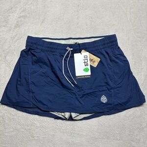 NWT‎ Stio Second Light Lined Skort Womens L Blue Outdoor Hiking Active Large